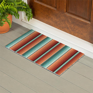 Southwest Pueblo PVC Trapper Mat, Serape Stripe, 2