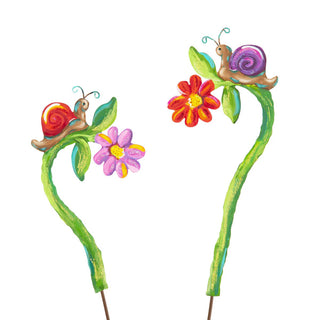 snails-on-flowers