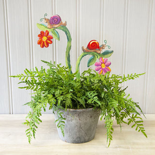snails-on-flowers