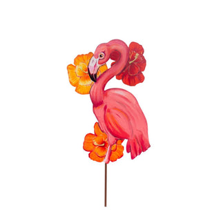 Flamingo Garden Stake — Tropical Whimsy for Porch, Patio &amp; Garden