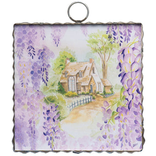 Mini Wisteria Cottage Print