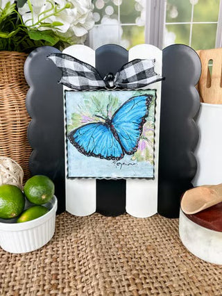 Mini Rozie's Blue Morpho Butterfly