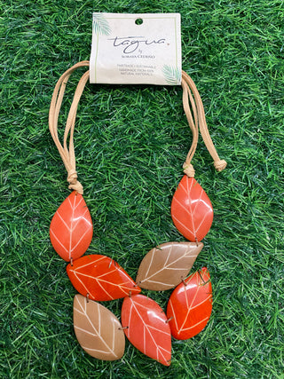 Necklace Leaf Samira