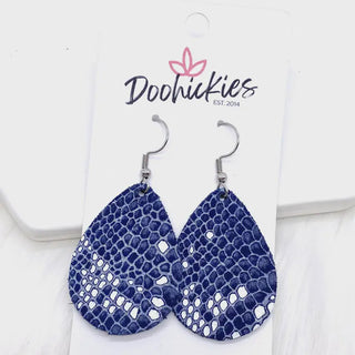 navy-snakeskin-dangles