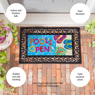 Pool's Open Flip Flops Sassafras Switch Mat