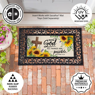 With God Anything Is Possible Sassafras Switch Mat