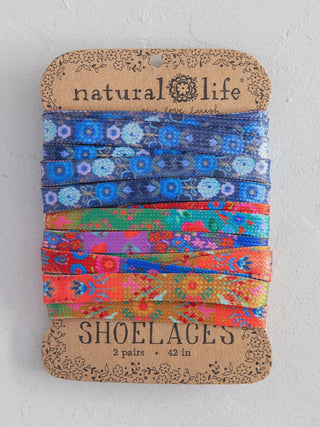 Shoelaces s/2 Rainbow Floral