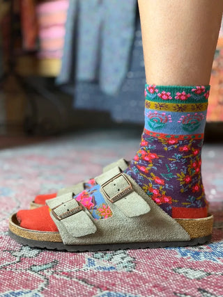 Boho Socks Plum