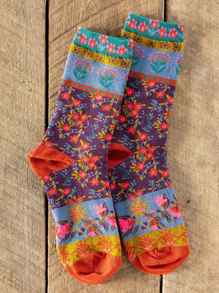 Boho Socks Plum