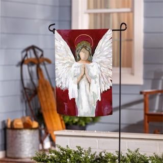 praying-angel-suede-flag-garden