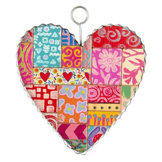 Patchwork Wood Heart