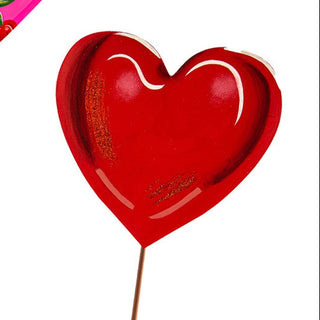 Red Metal Heart Stake – Valentine’s Day Accent Decor