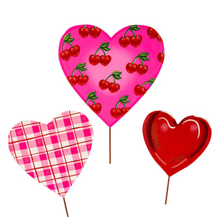 Cherry Heart Trio Cherry