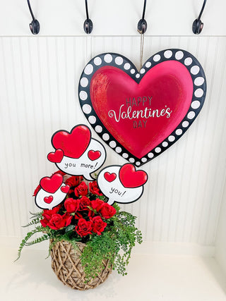 Edgy Polka Dot Heart