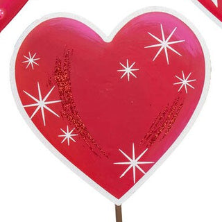 Swirl & Sparkle Heart Stakes
