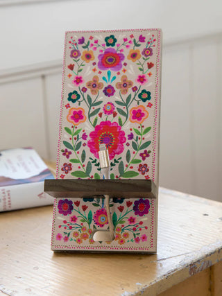 Phone Stand Folk Flower