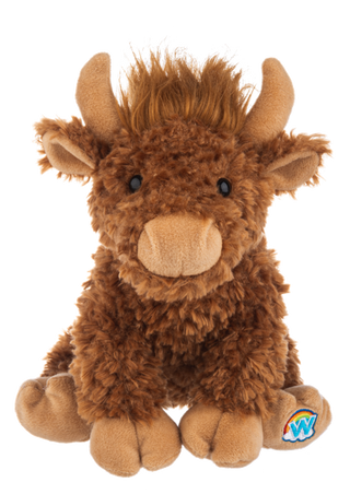 Webkinz Highland cow plush toy