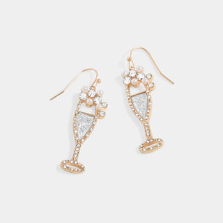 Whispers Champagne Dangle - Gold