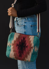Load image into Gallery viewer, Teal Aztec Crossbody