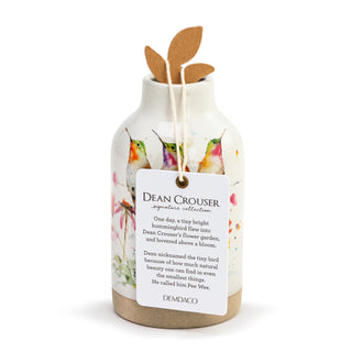 Hummingbird Wildflowers Friends Vase
