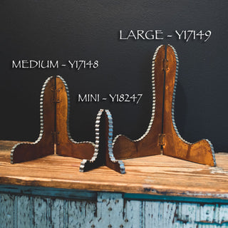 Galvanized Easel Mini Rust