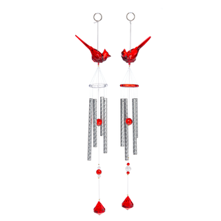 Cardinal Windchime Acrylic 18"