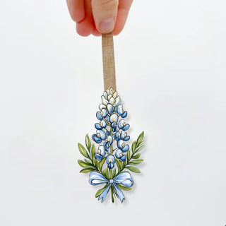 Bluebonnet Christmas ornament