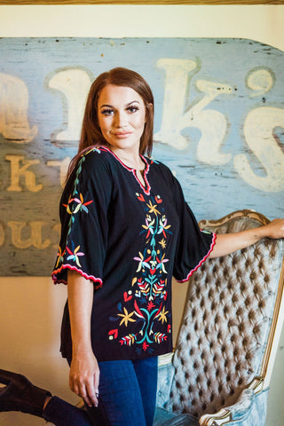 Brighton Embroidered Top