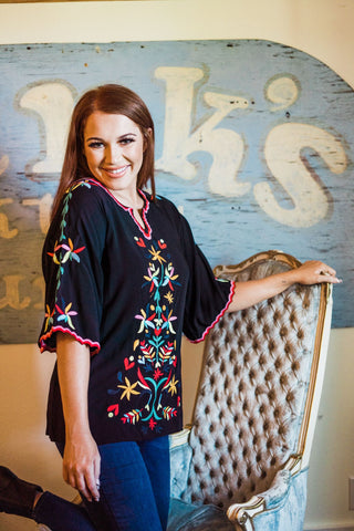 Brighton Embroidered Top