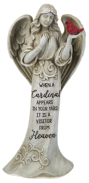 Standing Memorial ANGEL When a Cardinal...