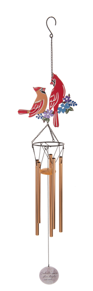 Cardinal Wind Chime Laser