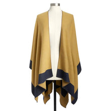 Load image into Gallery viewer, Reversible  Kimono - Mustard and Navy