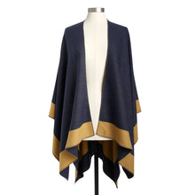 Load image into Gallery viewer, Reversible  Kimono - Mustard and Navy