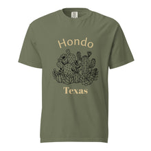 Load image into Gallery viewer, Hondo Cactus Tee Green Unisex garment-dyed heavyweight