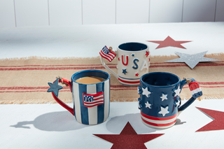 American Flag Charm Mug