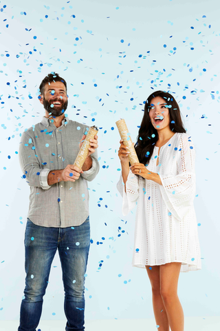Blue Gender Reveal Popper