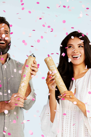 Pink Gender Reveal Popper