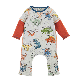 Introducing our Dino Waffle Baby Bodysuit, a must-have for your little one. Crafted with a comfortable waffle weave fabric, this one-piece is designed for optimal style and comfort.