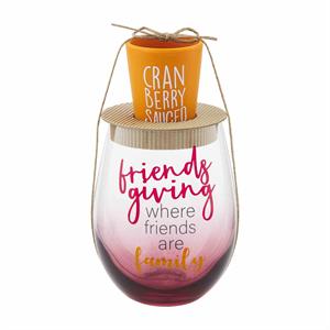 Cranberry Wine Glass Shot
