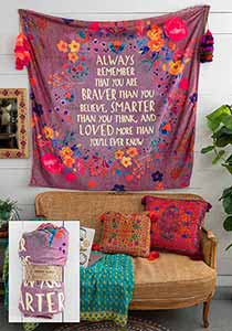 Tapestry Blanket Always Braver