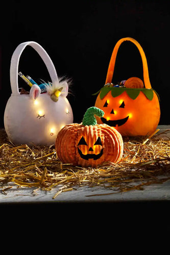 Light-Up Jack-O-Lantern Treat Bag