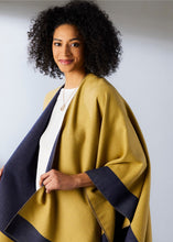 Load image into Gallery viewer, Reversible  Kimono - Mustard and Navy