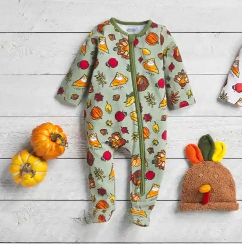 Turkey Print Sleeper 3-6m