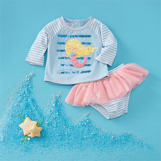 Mermaid Rash Guard Set 12M