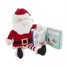 Load image into Gallery viewer, Santa Plush w Book