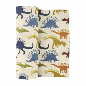 Dino Muslin Swaddle