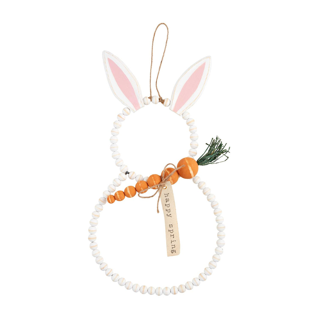 Beaded Bunny Door Hanger