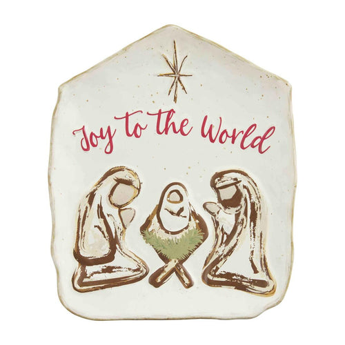 Nativity Platter Sm Joy