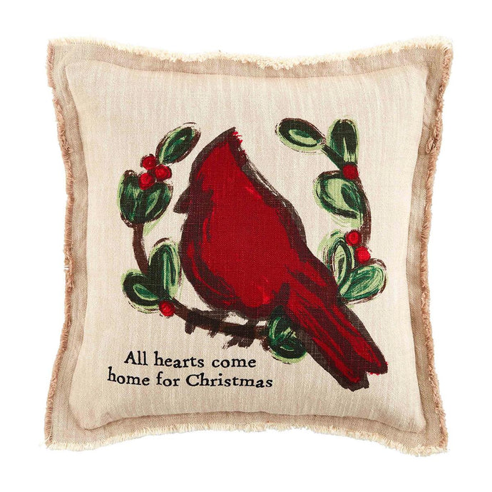 Christmas Cardinal Pillow