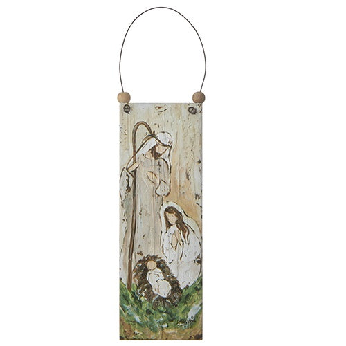Orn Holy Family Wood